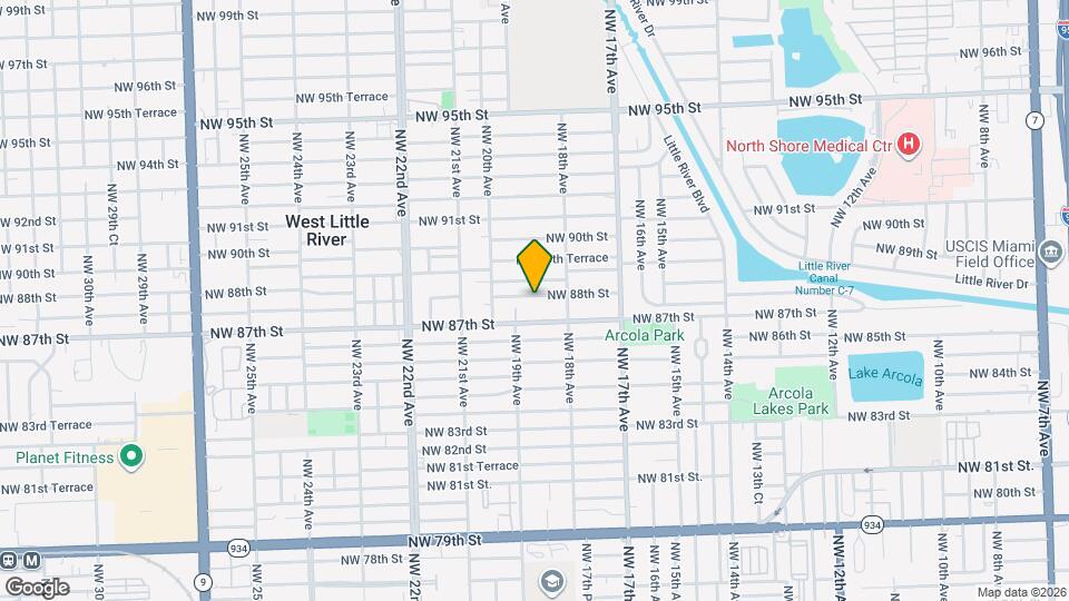 1864 NW 88th St Map and Location Details