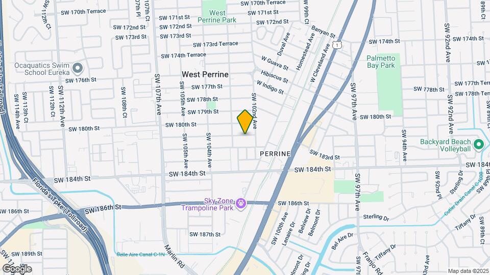 10250 SW 181st St Map and Location Details