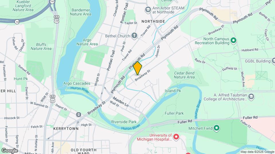 1317 Broadway St Map and Location Details