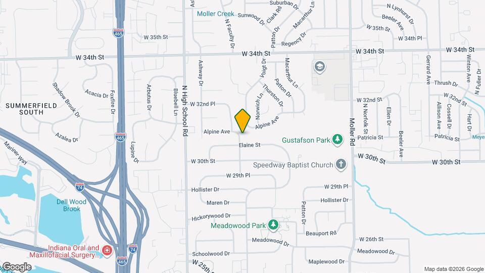 3105 N Lawndale Ave Map and Location Details
