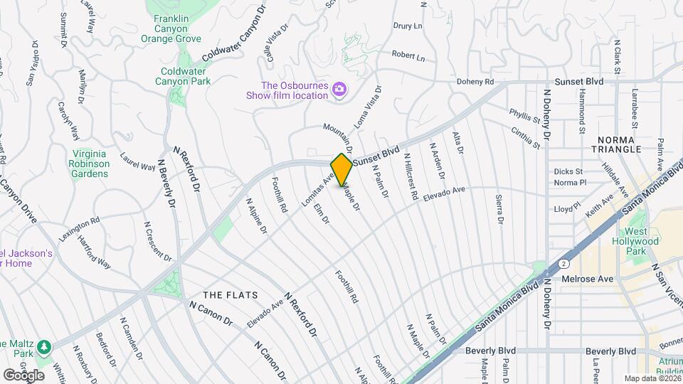 719 N Maple Dr Map and Location Details