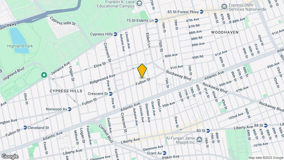 3441 Fulton St Map and Location Details
