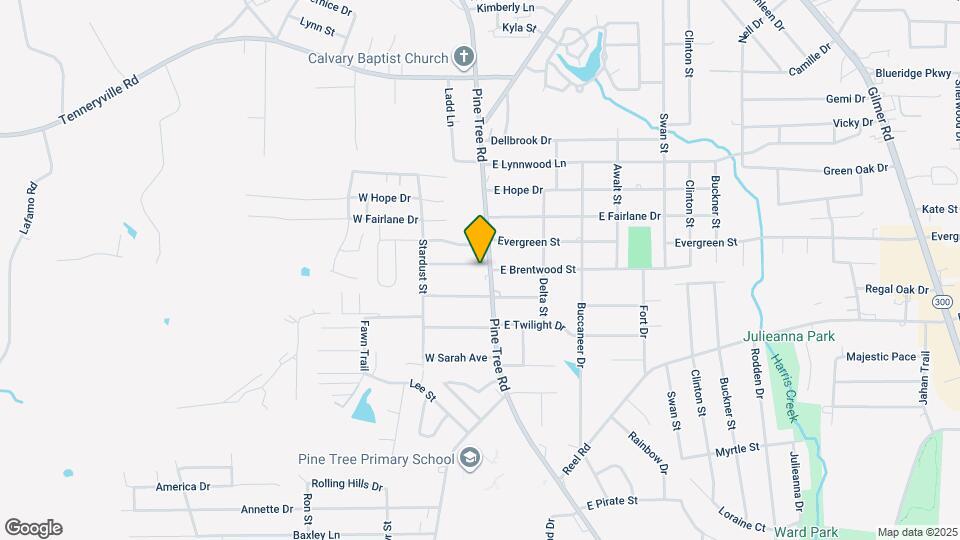 2307 Pine Tree Rd Map and Location Details