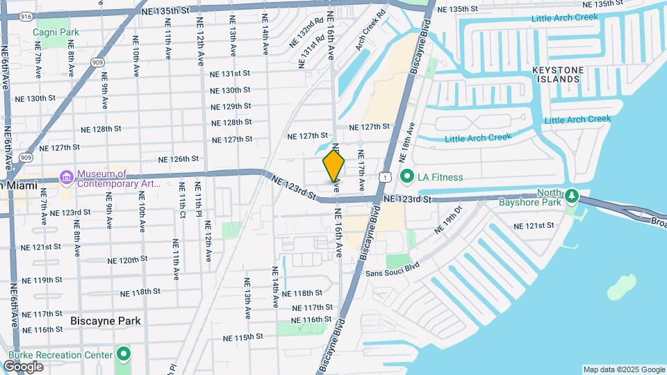 1590-1594 NE 124th St Map and Location Details