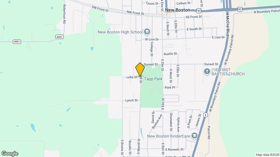 812 S Merrill St Map and Location Details