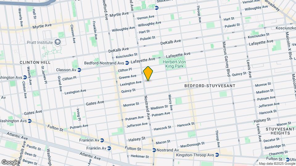 282 Lexington Ave Map and Location Details