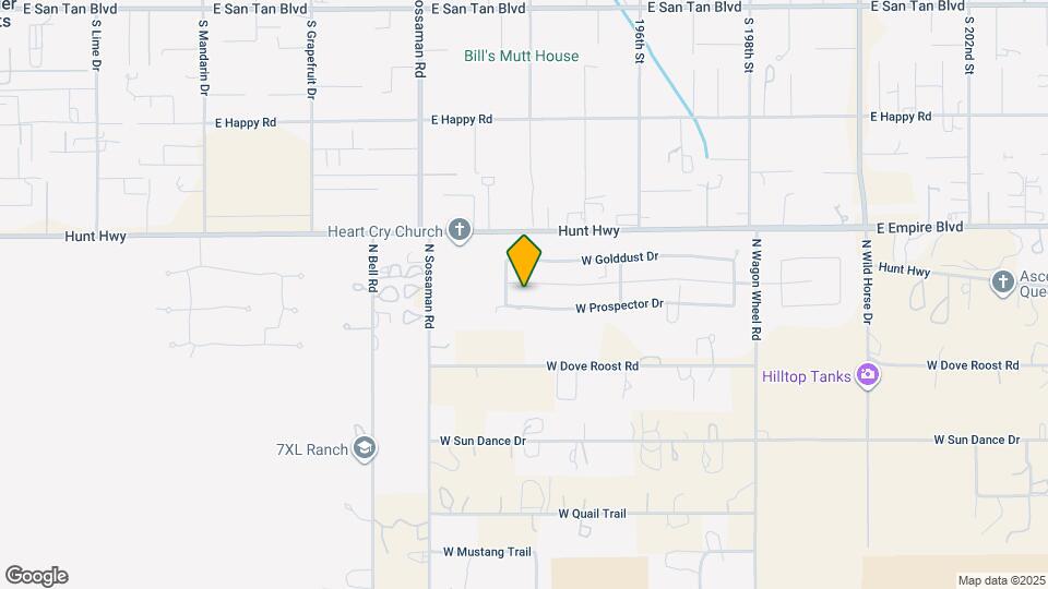 9998 W Prospector Dr Map and Location Details