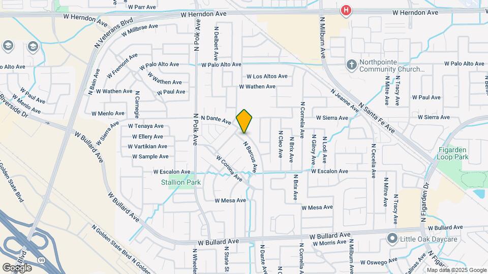 6364 N Barcus Ave Map and Location Details