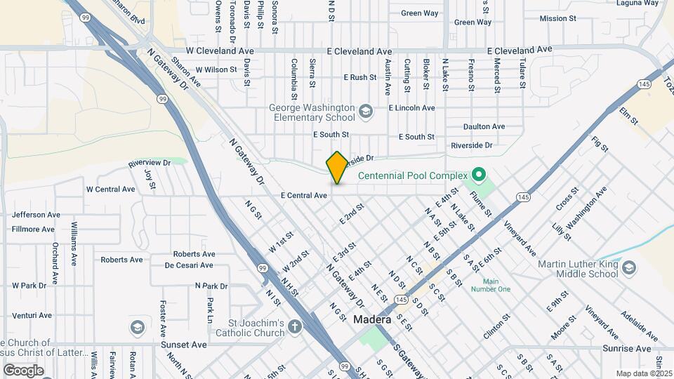 213 E Central Ave Mapa y Detalles de la Ubicación