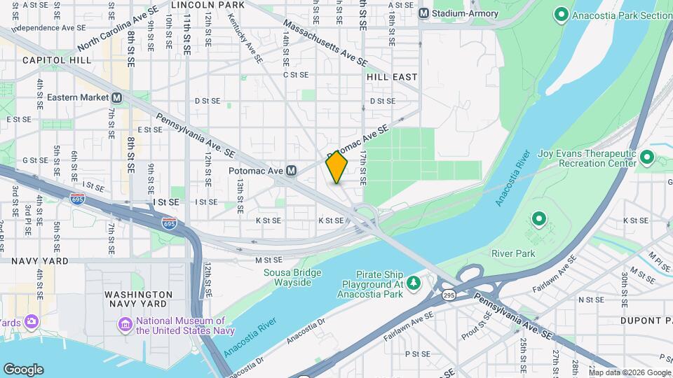 809 Kentucky Ave SE Map and Location Details