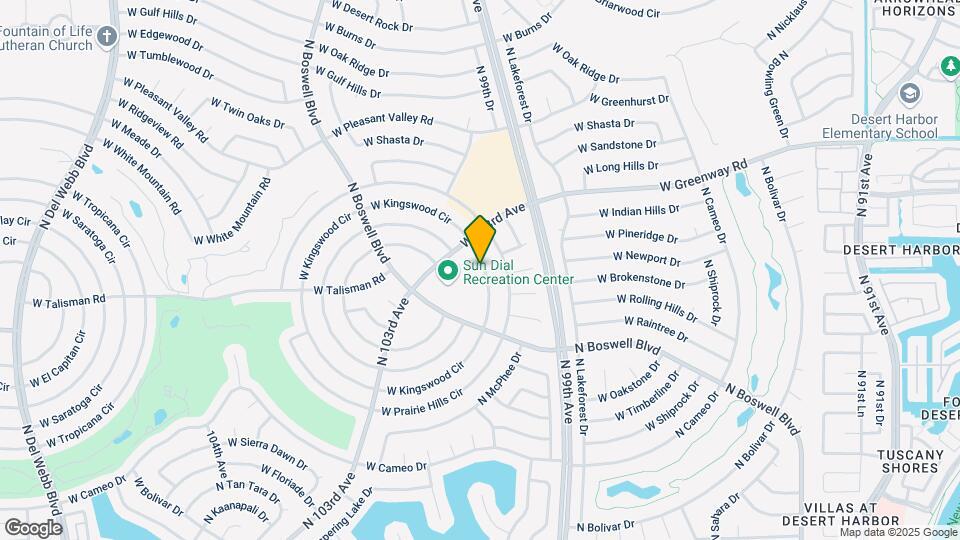 10207 W Kingswood Cir Map and Location Details