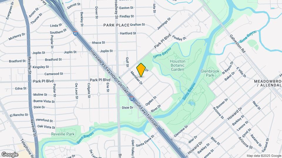 3935 Meridian Dr Map and Location Details