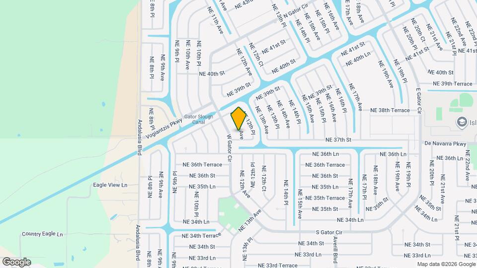 3704 NE 12th Ave Mapa y Detalles de la Ubicación