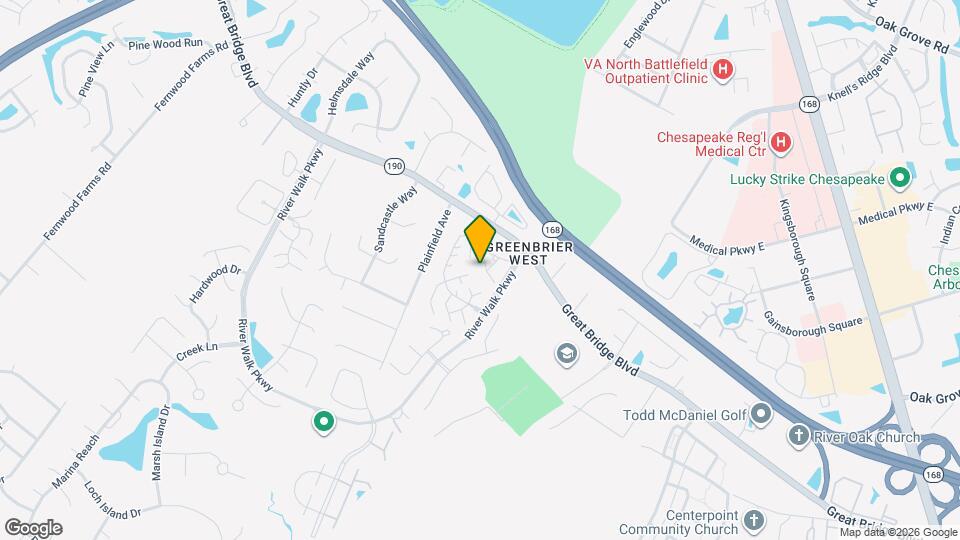 1814 Willow Point Arch Map and Location Details