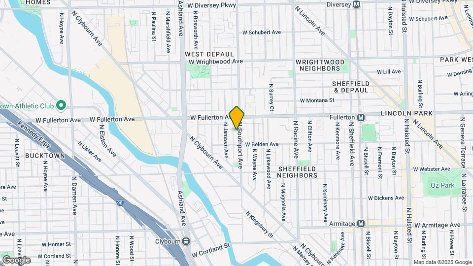 2326 N Southport Ave, Unit G Map and Location Details