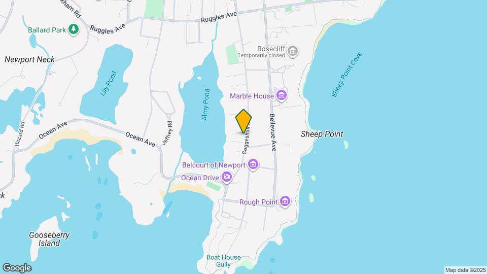 193 Coggeshall Ave Map and Location Details