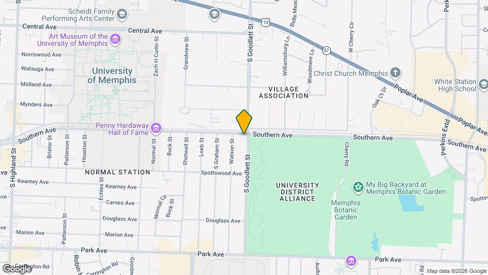 575 S Goodlett St Map and Location Details
