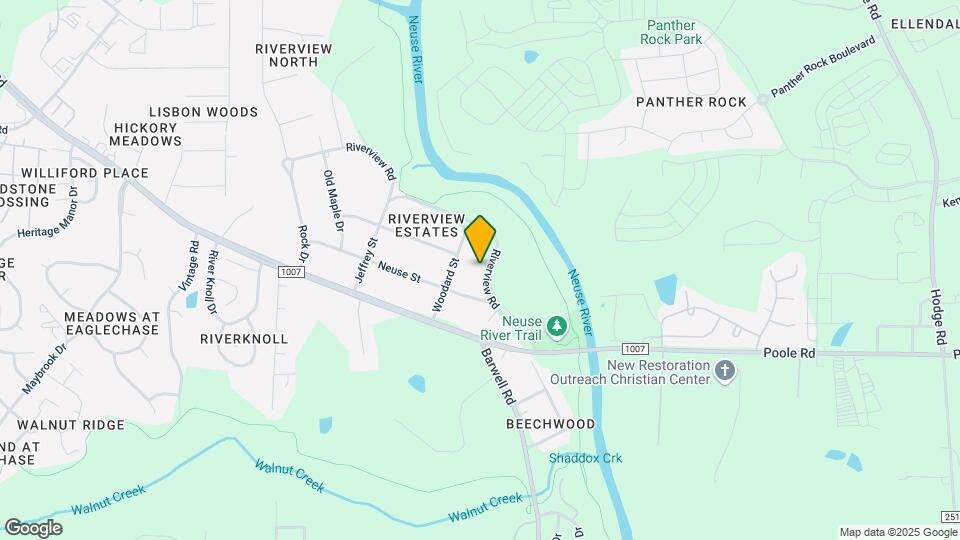 1608 Riverview Rd Map and Location Details