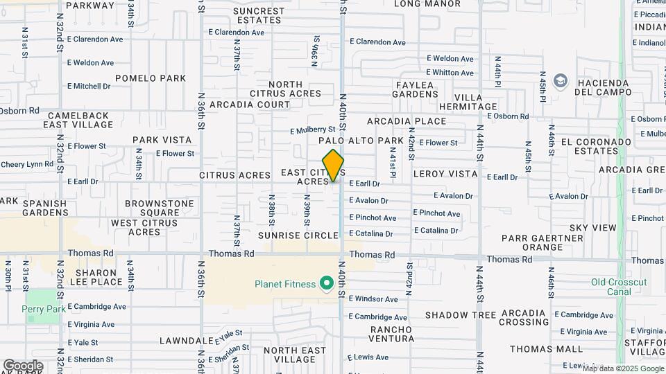 3949 E Earll Dr Map and Location Details