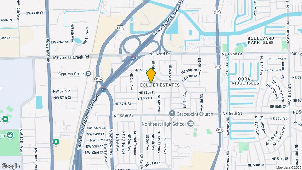 351 NE 58th Ct Map and Location Details