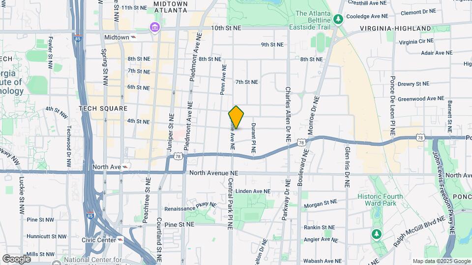 717 Argonne Ave NE Mapa y Detalles de la Ubicación