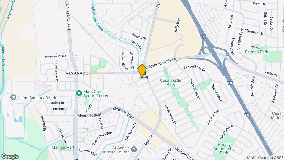 3310 San Carlos Way Map and Location Details