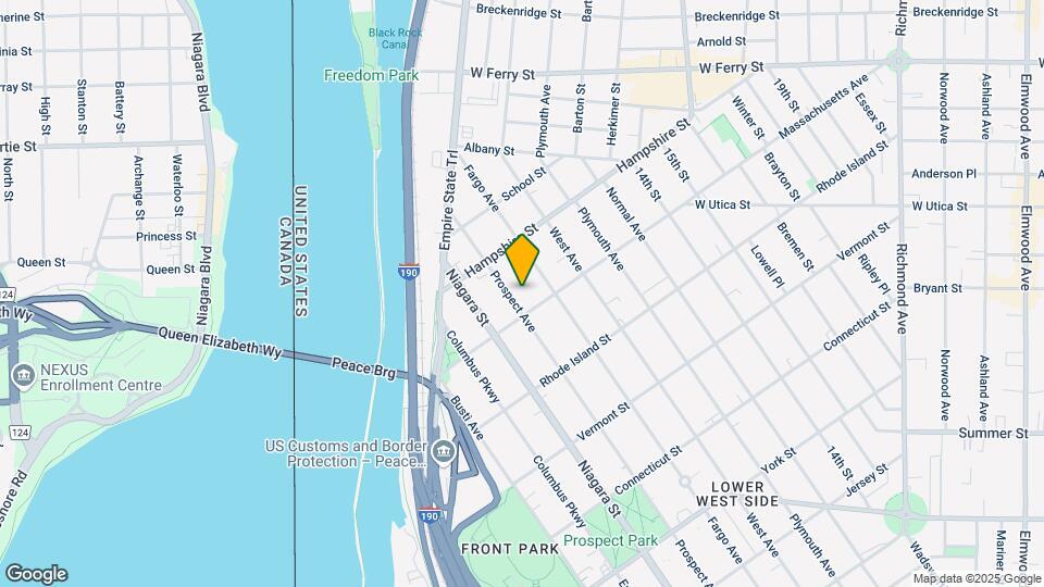 833 Prospect Map and Location Details