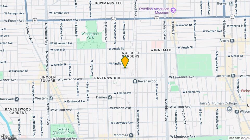 4843 N Wolcott Ave-Unit -3-B Map and Location Details
