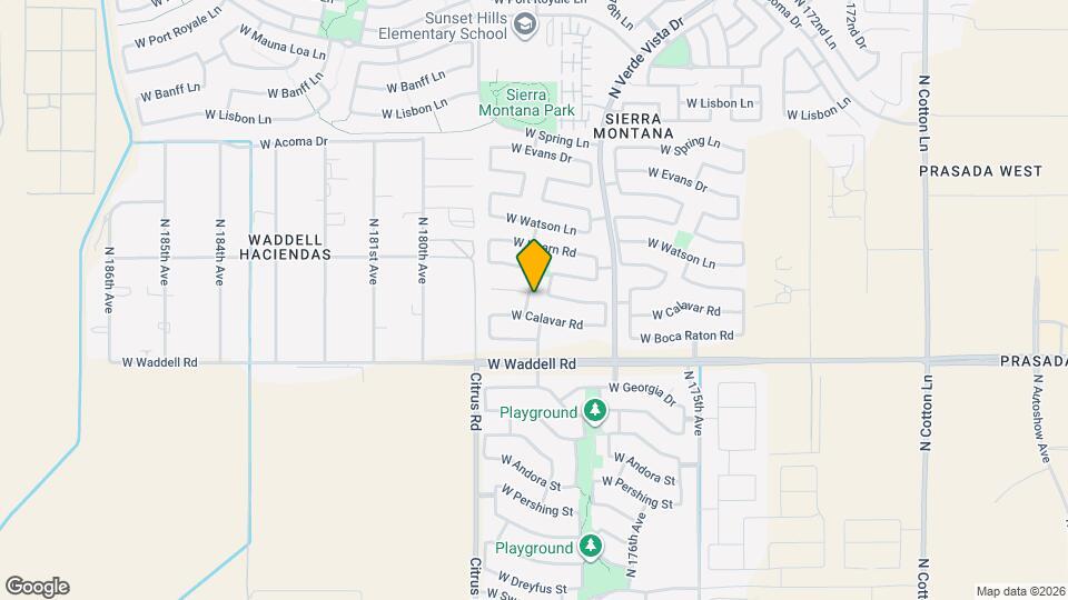 14027 N 178th Ave Map and Location Details