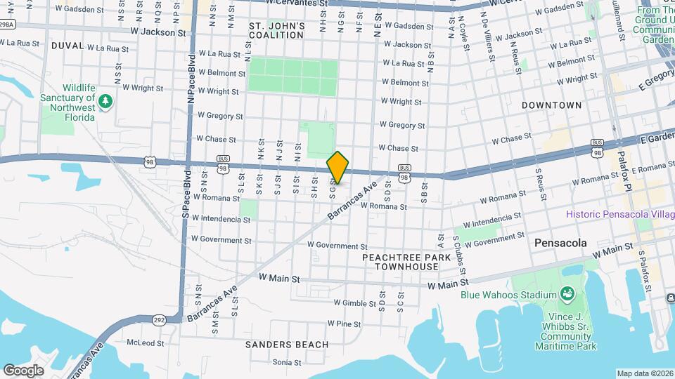 102 S G St Map and Location Details