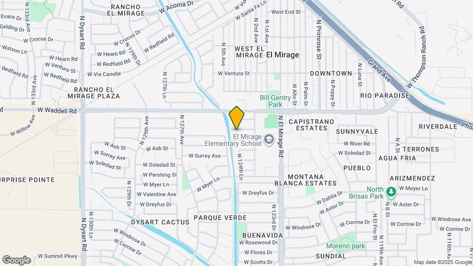 12437 W Willow Ave Map and Location Details