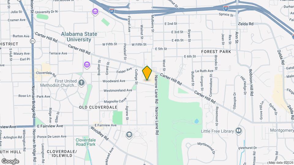 1451 Watson St Map and Location Details