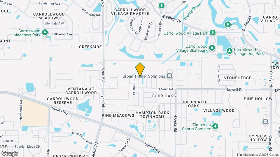 12832 Dunhill Dr Map and Location Details