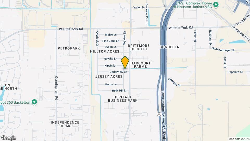 6402 Skyview Dr Mapa y Detalles de la Ubicación