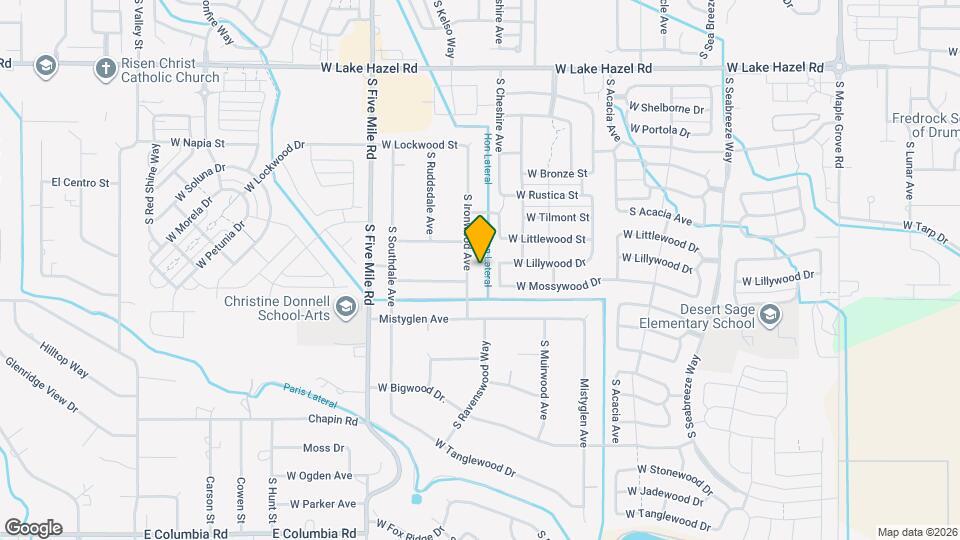 6900 S Ironwood Ave Map and Location Details