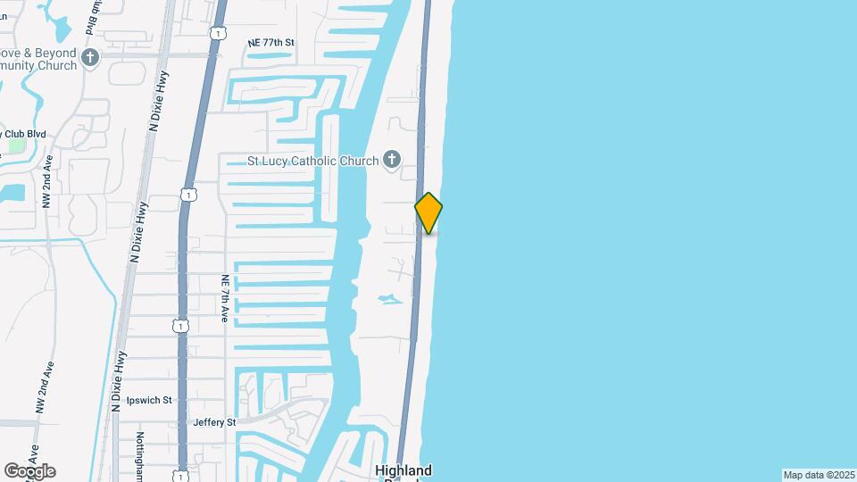 3621 S Ocean Blvd Map and Location Details
