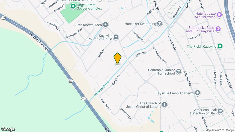 633 S Teresa St Map and Location Details