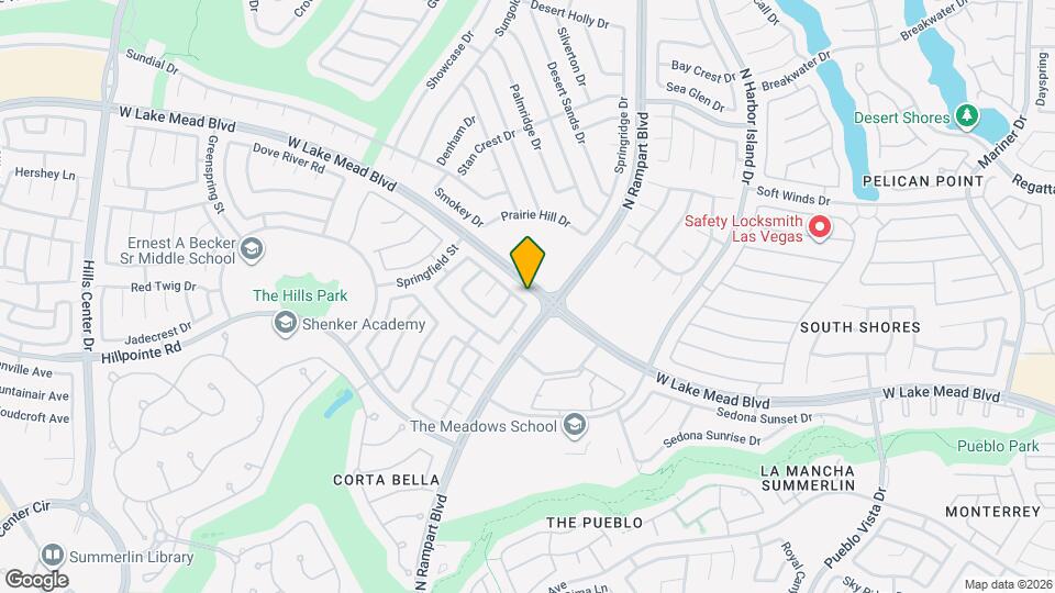 8604 Magnolia Ridge Ave Map and Location Details