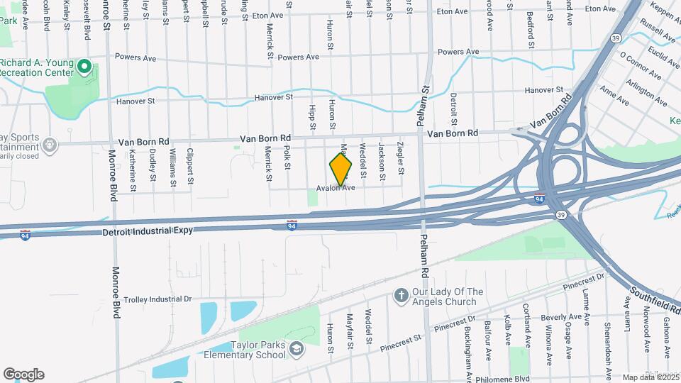 6020 Mayfair St Map and Location Details