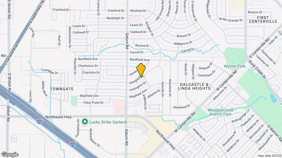 3910 Douglas Dr Mapa y Detalles de la Ubicación