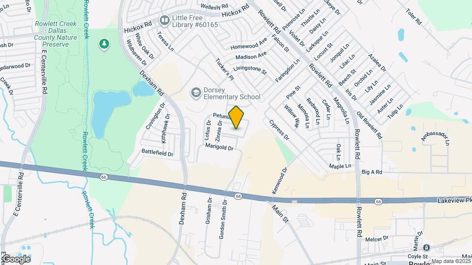 2403 Rosemary Ln Map and Location Details