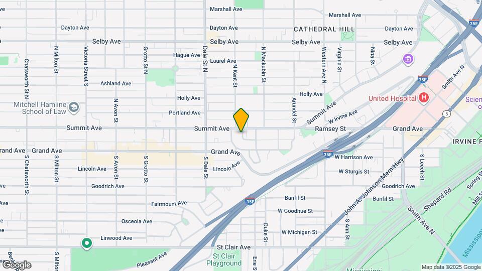 550 Summit Ave Map and Location Details