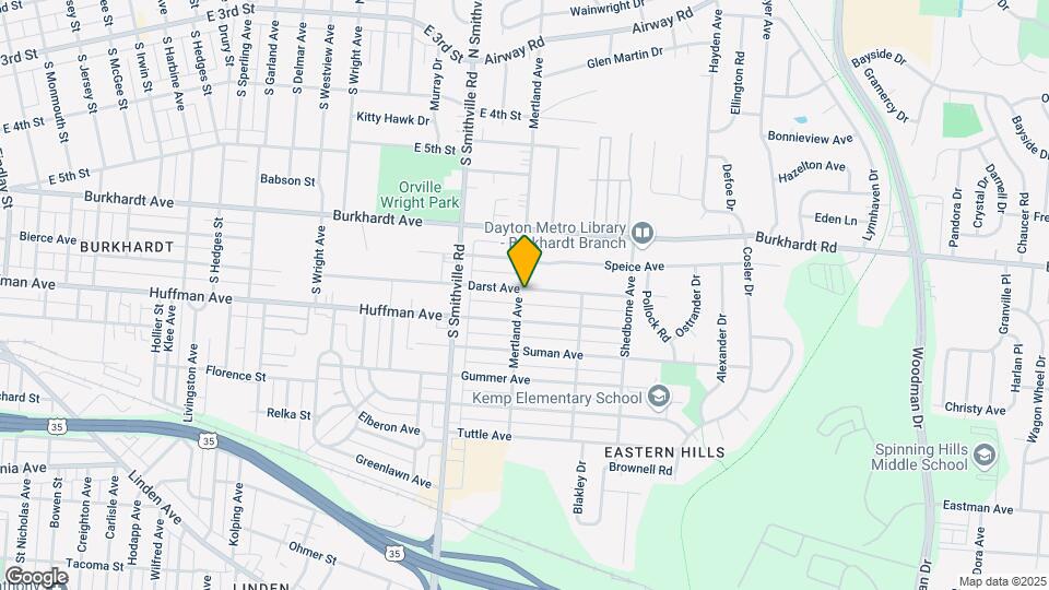 504 Mertland Ave Map and Location Details
