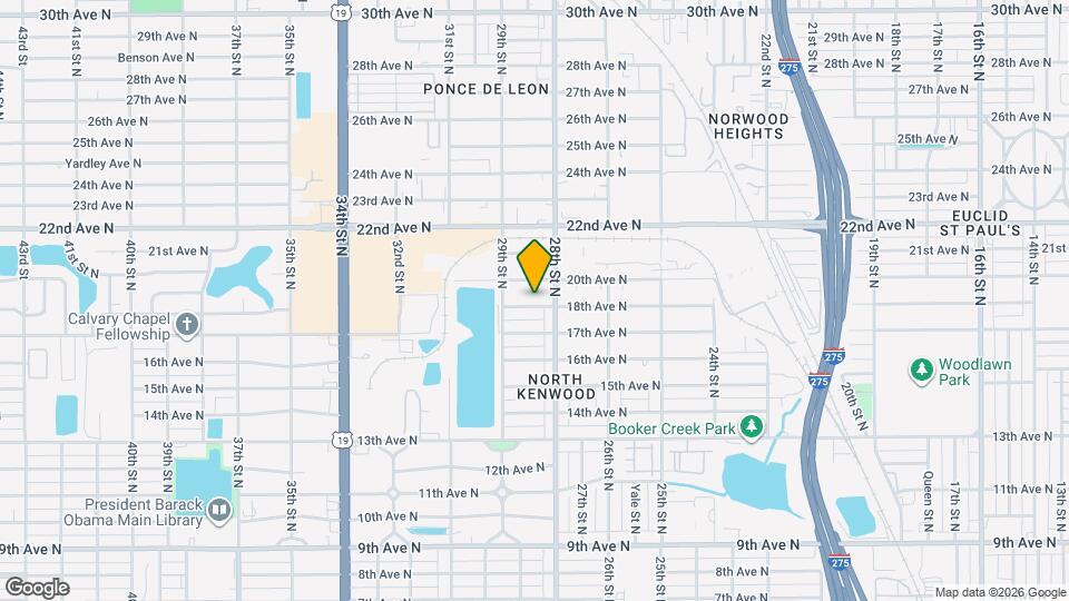 2837 18th Ave N Map and Location Details