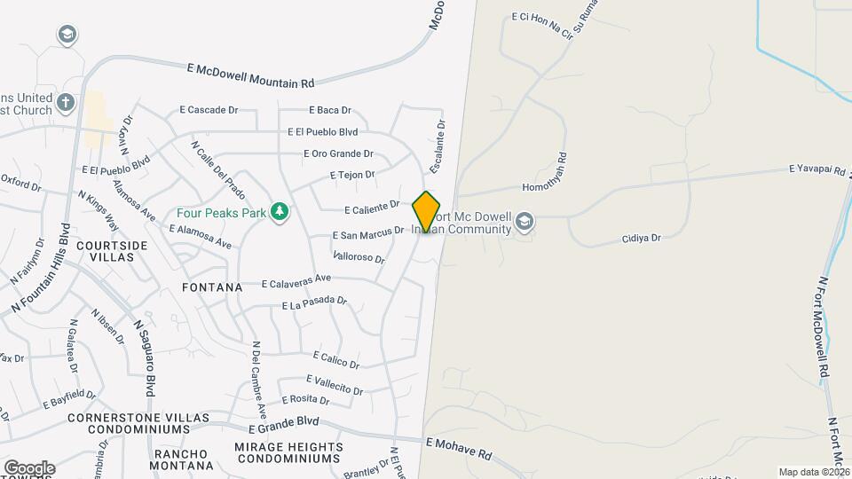 17503 E San Marcus Dr Map and Location Details