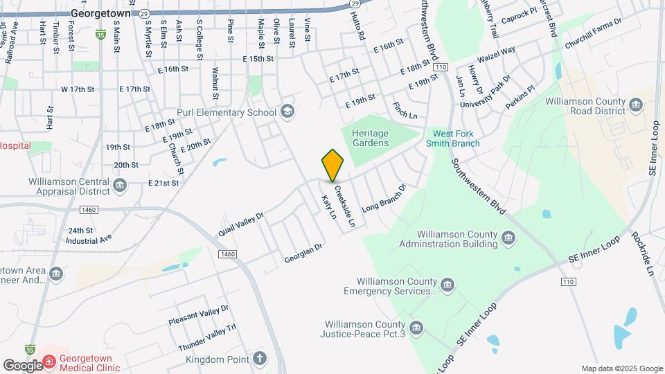 2200 Creekside Ln Map and Location Details