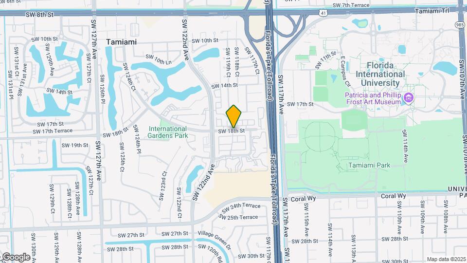 11862 SW 18th St Map and Location Details