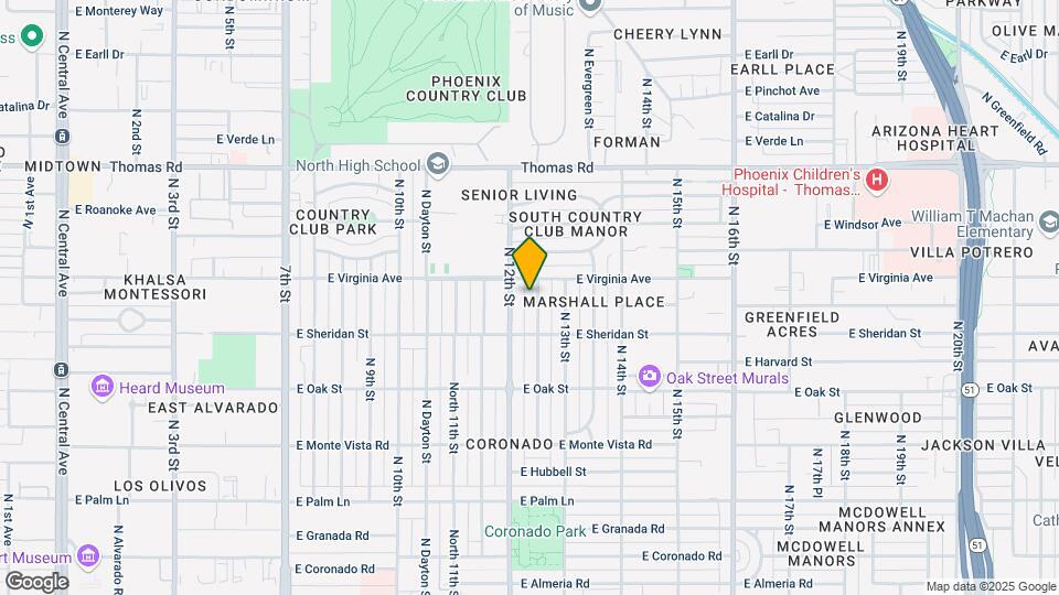 2526 N Edgemere St Map and Location Details