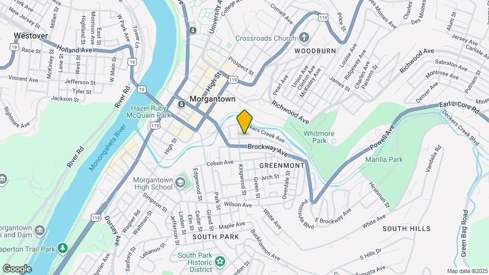 410 Pennsylvania Ave Map and Location Details