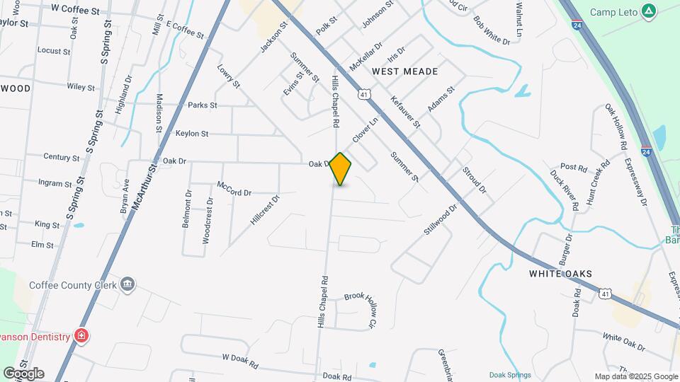 1123 Hills Chapel Rd Map and Location Details